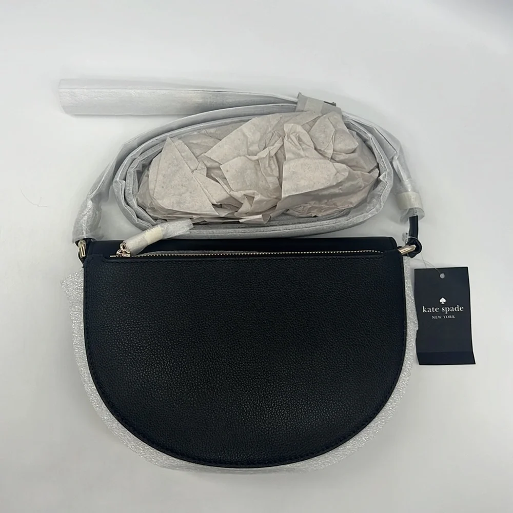 Kate Spade Luna Crescent Crossbody Black